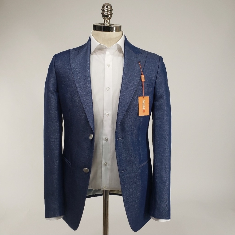 Men’s Talia Navy Blazer/Sportcoat Size 36R Never Worn